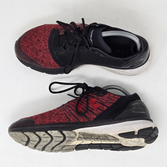Under Armour Mens Charged Bandit 2 1273951-600 Red Running Shoes Sneakers Size 9 - Picture 1 of 11